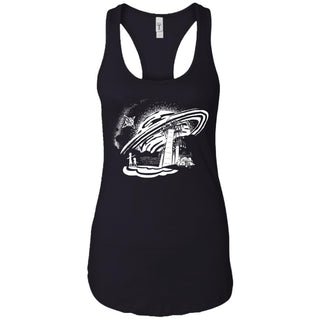 Rick And Morty Dimension 35-c Black And White Women Tank