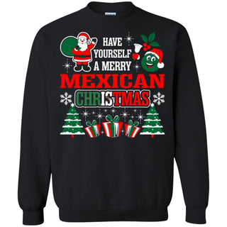 Have Yourself A Merry Mexican Christmas Unisex Crewneck Pullover Sweatshirt